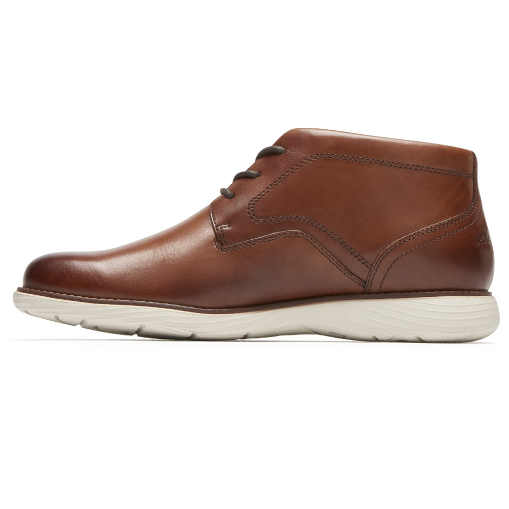 Rockport Boots For Mens Brown - Garett Chukka - AW5374268